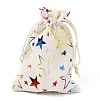 Christmas Theme Cotton Fabric Cloth Bag ABAG-H104-B14-1