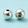Eco-Friendly Brass Smooth Round Beads X-KK-D322-G-5mm-S-RS-2