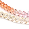 Transparent Painted Glass Beads Strands DGLA-A034-T6mm-A20-3
