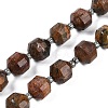 Natural Jasper Beads Strands G-O201B-140G-2