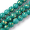Natural Mashan Jade Beads Strands G-F670-A01-10mm-2