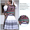 Ethnic Style Embroidery Polyester Ribbons OCOR-WH0070-10A-05-5