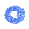 Transparent Glass Beads Strands EGLA-A044-T6mm-MB14-3