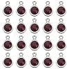 20Pcs Faceted Glass Charms RGLA-TADJ0001-01E-2
