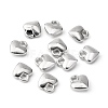 Tibetan Style Alloy Heart Charms TIBEP-LFH260Y-S-FF-3