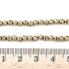 Electroplate Synthetic Magnetic Hematite Beads Strands G-A263-B01-02G-4