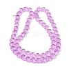 Baking Paint Transparent Glass Beads Strands GL-CBA2ED2-04H-2