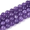 Natural Quartz Beads Strands G-T144-8mm-10D-4
