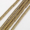 Electroplate Non-magnetic Synthetic Hematite Beads Strands G-J162-C-M-2