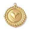 304 Stainless Steel Pendants STAS-G352-11G-1