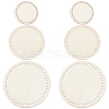 3 Sets 3 Style Wooden Basket Bottoms DIY-GF0004-75-1