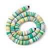 Handmade Polymer Clay Beads Strands CLAY-R089-8mm-T008-7