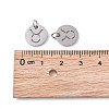 Non-Tarnish 304 Stainless Steel Charms STAS-Q201-T445-2S-4