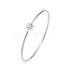 304 Stainless Steel Bangles for Women BJEW-N040-01D-P-2