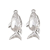 304 Stainless Steel Pendants STAS-L317-40P-1