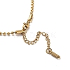 Ion Plating(IP) 304 Stainless Steel Ball Chain Necklace NJEW-D045-03G-3