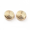 Rack Plating Alloy Beads PALLOY-D004-12LG-2