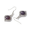 Natural Amethyst Vase Dangle Earrings EJEW-A092-01P-17-4