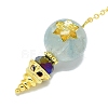 Round Resin Dowsing Pendulum Big Pendants G-C117-01G-02-2