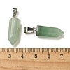 Natural Green Aventurine Pendants G-Z067-07P-13-4