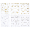 12Pcs 6 Styles Nail Art Stickers Decals FIND-SP0004-60-1