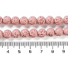 Synthetic Lava Rock Dyed Beads Strands G-H311-08B-08-5