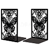 Non-Skid Iron Bookend Display Stands AJEW-WH0548-007-1