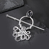 Tibetan Style Alloy Octopus Hair Sticks PW-WG3AEA5-02-2