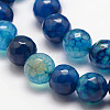 Natural Crackle Agate Bead Strands G-K166-07F-10mm-03-3