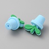 Leaf Pot Food Grade Eco-Friendly Silicone Beads SIL-WH0014-18C-2