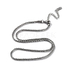 Non-Tarnish 304 Stainless Steel Spike Link Chain Necklace NJEW-D045-06P-1