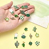 20Pcs 10 Styles Alloy Enamel Pendants ENAM-YW0004-21-3