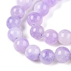 Dyed Natural White Jade Beads Strands G-T138-6mm-210-10-3