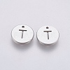 Non-Tarnish 304 Stainless Steel Charms STAS-P212-15P-16-1