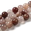 Natural Strawberry Quartz Beads Strands G-H298-A03-04-1