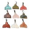 Natural & Synthetic Mixed Gemstone Pendants G-Z067-01P-01-2