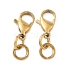 304 Stainless Steel Lobster Claw Clasps STAS-K313-01D-G-1