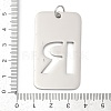 304 Stainless Steel Pendants STAS-M115-01P-R-3