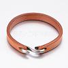 Cowhide Leather Bracelets BJEW-G575-09B-2