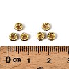 Brass Grade A Rhinestone Spacer Beads RSB034NF-05G-2