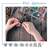 40Pcs 4 Style UV Plating Opaque Acrylic Beads SACR-DC0001-07-5