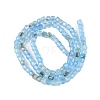 Dyed Natural Agate Beads Strands G-T138-211C-2
