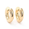 Ion Plating(IP) Brass Thick Hoop Earrings for Women X-EJEW-A083-03G-1