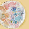 CRASPIRE Self Adhesive Food Stickers Set DIY-CP0001-70-7