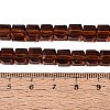 Transparent Glass Beads Strands GLAA-R041-8x8mm-A09-4