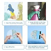 Waterproof PVC Colored Laser Stained Window Film Static Stickers DIY-WH0314-112-3