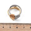 304 Stainless Steel Cuff Rings LS-RJEW-K287-04A-5