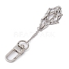 304 Stainless Steel Braided Macrame Pouch Empty Stone Holder for Pendant Decorations HJEW-JM01218-02-2