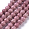 Natural Rhodonite Bead Strands G-L417-08-6mm-1