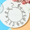 Tibetan Style Alloy Animal Charm Bracelets BJEW-FS00012-3